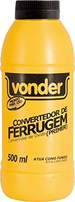 [ PRIME | + POR - R$ 15,90 ] Convertedor de Ferrugem para Superfícies Metálicas Oxidadas 500 ml-VONDER-51.99.705.000