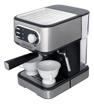 Black Decker Cafeteira Elétrica, Compatível com Cápsulas Nespresso e Dolce Gusto, 220 V, Modelo CE1100G-B2