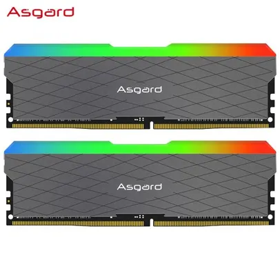Memória RAM Asgard-Desktop RGB, 8GB x 2, 16GB x 2, 3200MHz, W2 Series, 1.35V, Dual-Channel DIMM