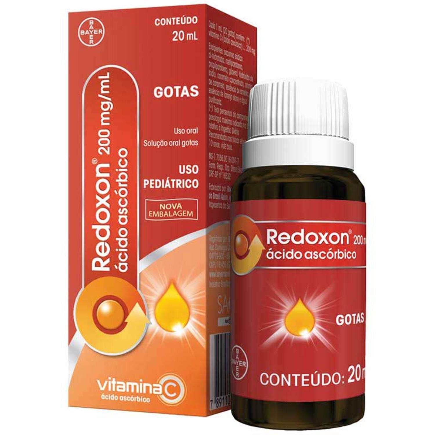 Redoxon Gotas 200mg 20ml