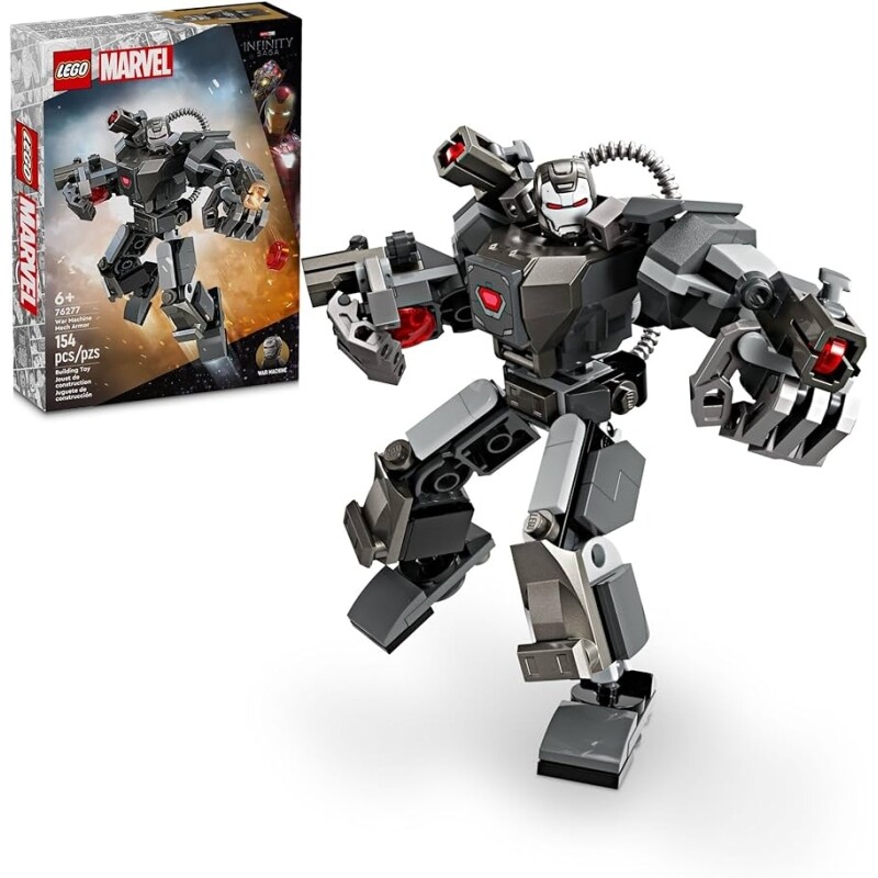 LEGO Set Super Heroes Marvel 76277 Armadura Mech de War Machine 154 peças