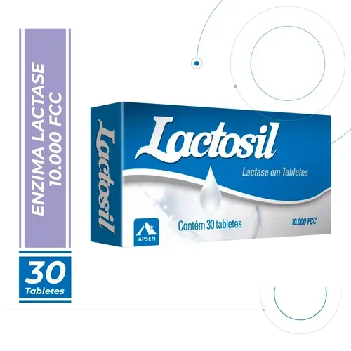 [LEVE 3] Lactase Lactosil 10.000 FCC Adulto 30 Tabletes