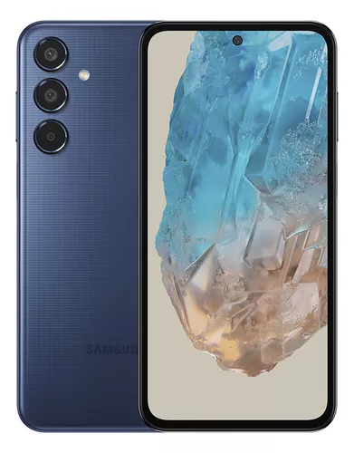Celular Samsung Galaxy M35 5g , Câmera Tripla Até 50mp, Selfie 50mp, Tela Super Amoled + 6.6 120hz, 256gb, 8gb Ram - Azul Escuro