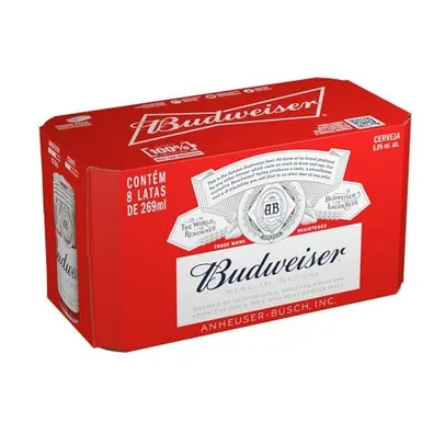 Pack de Budweiser Lata 269ML, 8 Unidades