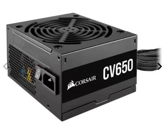 Fonte Corsair CV Series CV650 80 Plus Bronze 650W, CP-9020236-BR