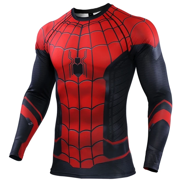 Camiseta de Compressão Marvel Super Heroi - Masculina