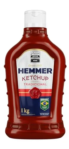 (PRIME) (REC) Hemmer Ketchup Tradicional Bisnaga 1kg