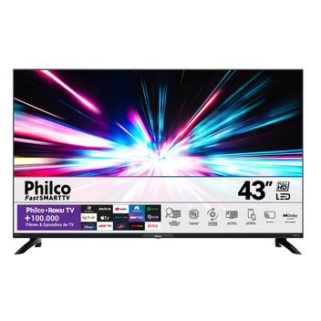 Smart TV Philco 43" Led Dolby Áudio Wi-Fi com 2 USB 3 HDMI 60Hz - PTV43G7ER2CPBLF