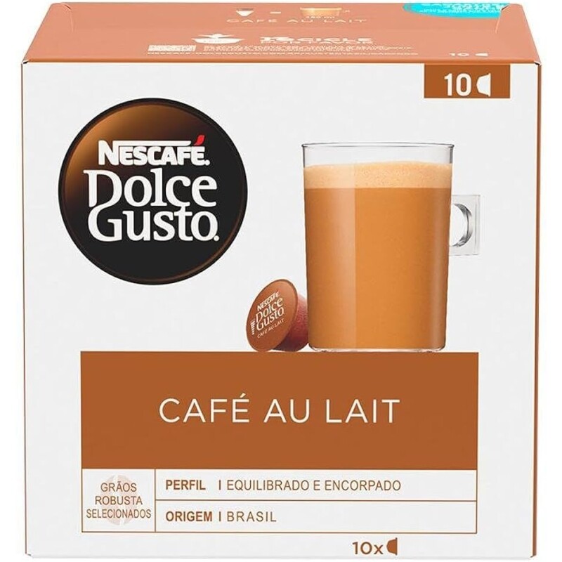 Dolce Gusto Nescafe Café Au Lait 10 Cápsulas