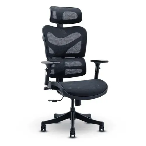 Cadeira Office XT Racer Presidente X-Vision, Até 158kg, Reclinável, Pistão a Gás Classe 4, Preto - XTO-004