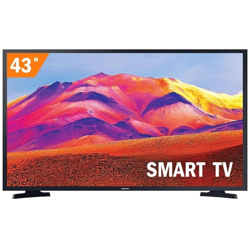 Smart TV 43" Samsung 2 HDMI 1 USB Wi-Fi LH43BETMLGGXZD