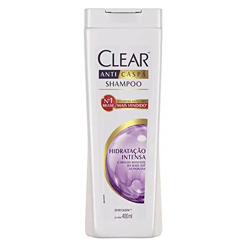 (R$16,81 REC/+por-)Clear Anticaspahidratação Intensa Shampoo 400 Ml