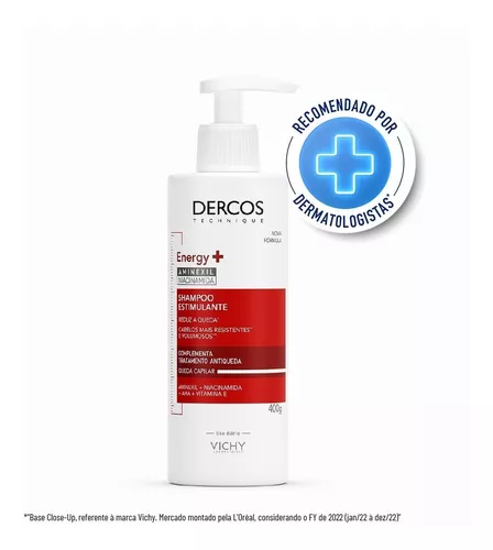 Shampoo Estimulante Antiqueda Dercos Energy+ 400g Vichy