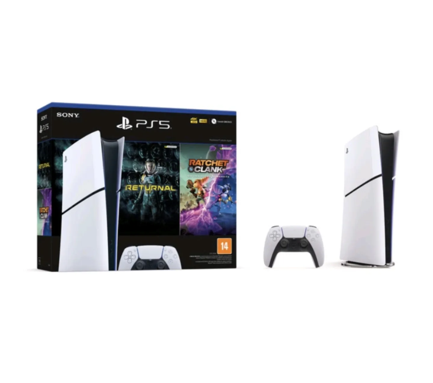 PlayStation 5 Slim Edição Digital com 2 Jogos