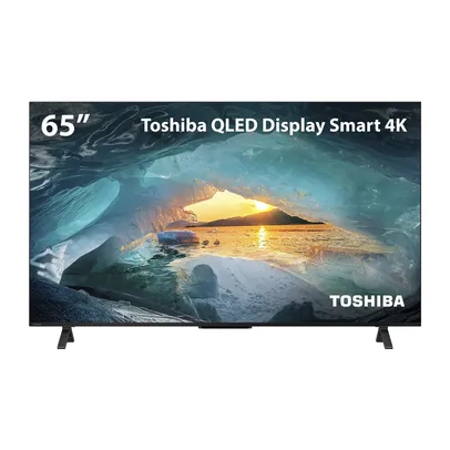 (Ame R$ 2557) Smart TV 65 Toshiba QLED 4K Vidaa - TB027M