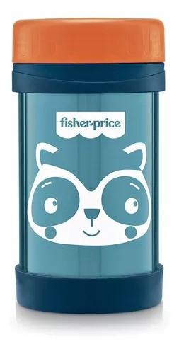 Pote Térmico Infantil Aço Inox 450ml Azul - Fisher Price