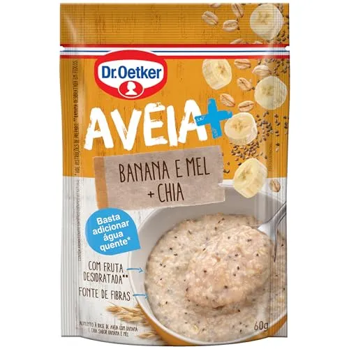 Dr.Oetker Aveia + Banana E Mel Com Chia 60G