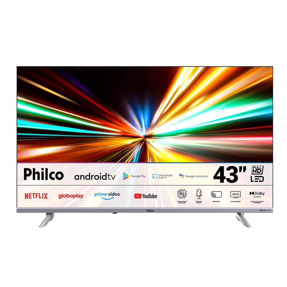 Smart TV Philco 43'' PTV43E3AAGSSBLF Android TV LED Dolby Audio