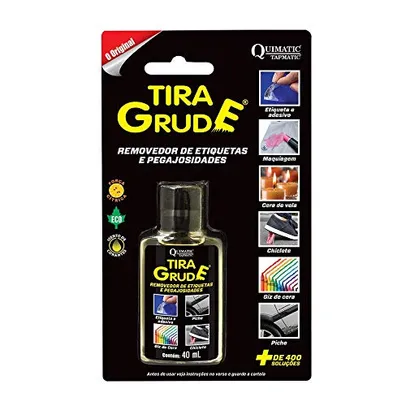 Tira Grude Removedor de Etiquetas e Pegajosidades 40 mL