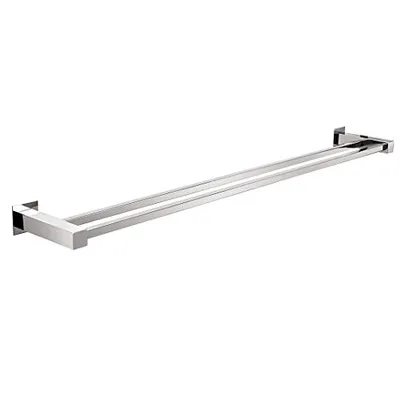 Toalheiro Duplo 70 cm Inox - Kromus - QD0412