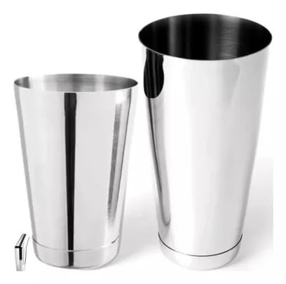 Mimo Style, Coqueteleira Inox Profissional Boston Barman 2 Copos