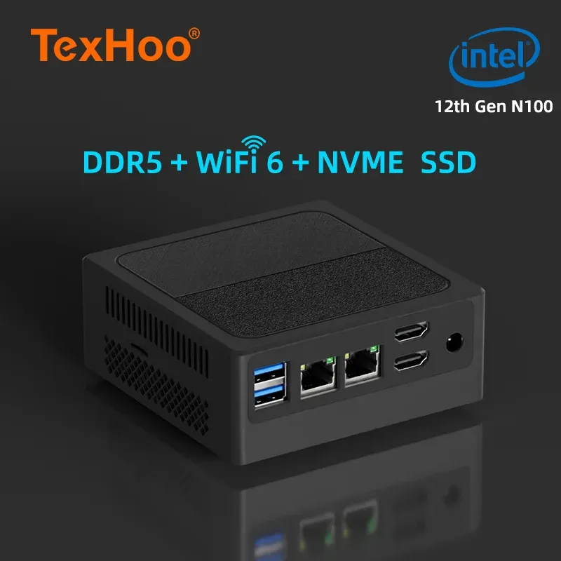 [TAXA INCLUSA] Mini PC Intel N100, 12Th Gen, 4 Threads, 4 Cores, 3.40 GHz, TDP 6W