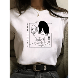 Blusa Moletom Dry Fit Todoroki Shoto