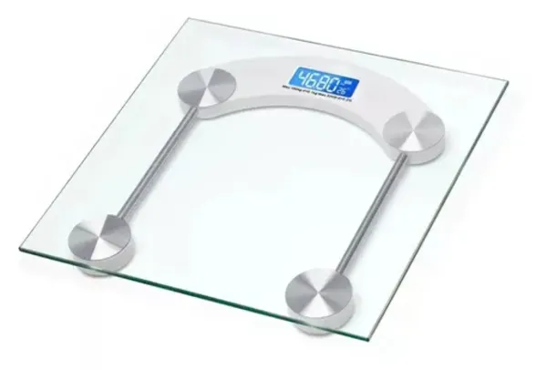 Balança Digital Corporal Vidro Academia E Banheiro Até 180kg
