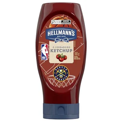 [REC/Leve 12 R$5,43] Hellmann's Ketchup Tradicional 380 g