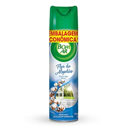 Air Wick Aromatizador Bom Ar Aerossol Flor De Algodão 360Ml Embalagem Econômica