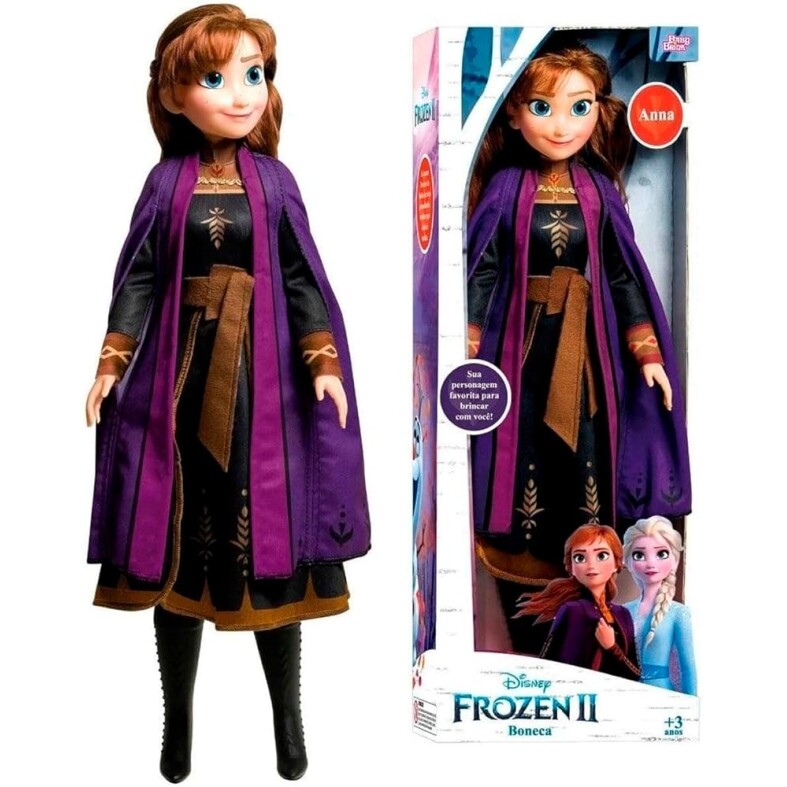 Boneca Articulada Anna Frozen 2 55cm 1741 - Novabrink