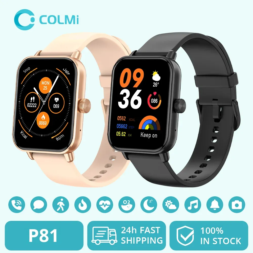 [Choice] COLMI-P81 Ultra Smartwatch para Homens e Mulheres, Chamadas por Voz, Tela 1.9