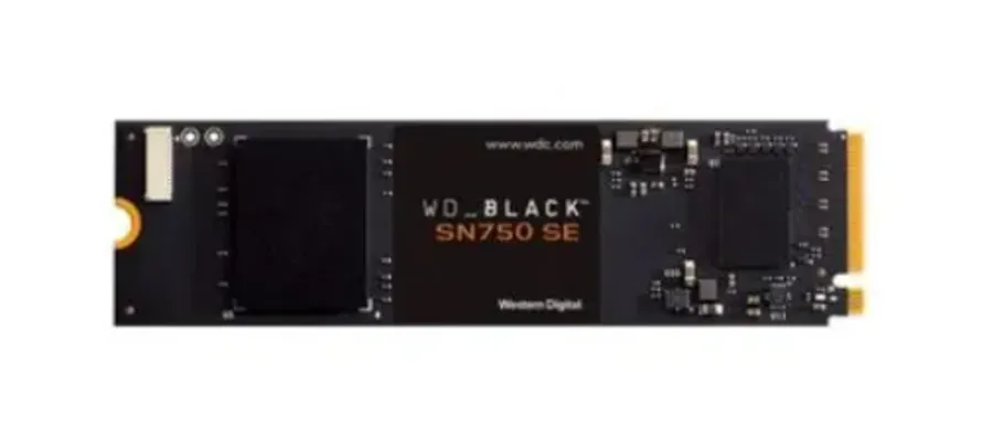 (App) SSD 500GB WD Black SN750 SE, M.2, NVMe, PCIe Gen4, Leitura: 3600MB/s e Gravação: 2000MB/s