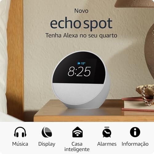 Novo Echo Spot com Alexa (2024)