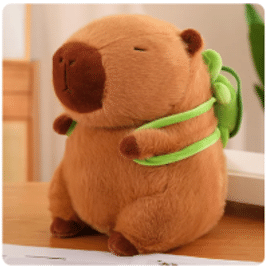 Brinquedo Capybara Capivara de Pelúcia