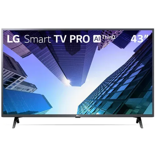 Smart TV LED LG 43 Polegadas Full HD, 3 HDMI, 2 USB, Bluetooth, Wi-Fi, Active HDR, ThinQ AI - 43LM631C0SB.BWZ
