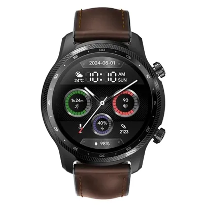 [INTERNACIONAL]TicWatch Pro 3 Ultra GPS smartwatch relógio inteligente Wear OS watch 3-45 Dias Duração da bateria GPS NFC IP68 (brown)