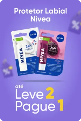 Hidratante Labial Nivea Nivea - Leve 2, Pague 1