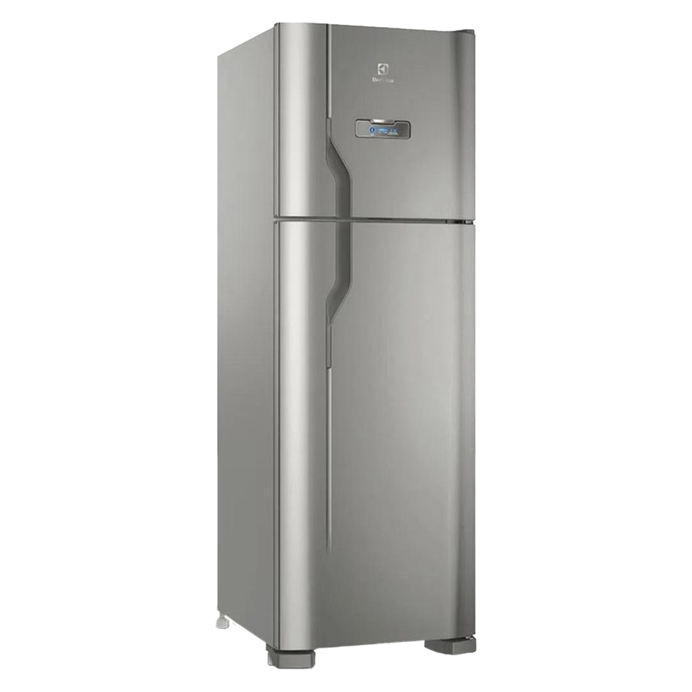 Geladeira Electrolux Frost Free 371L Turbo Congelamento Duplex Dfx41 - Inox - 110 Volts