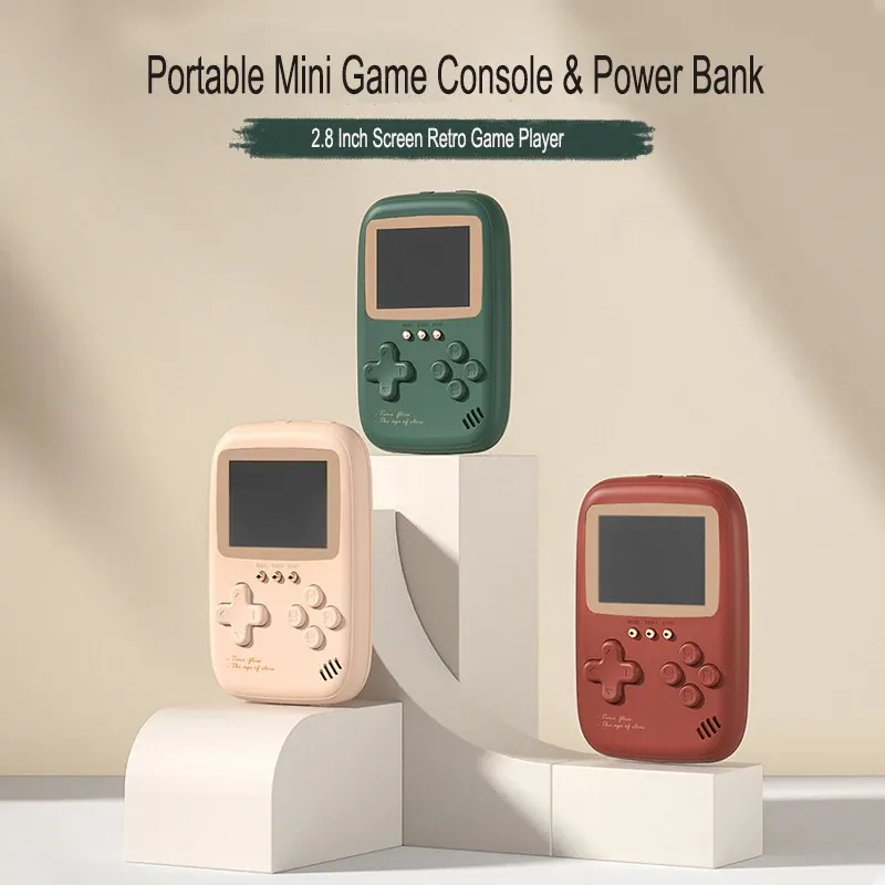 Power Bank com Mini Game Retro 10.000mAh