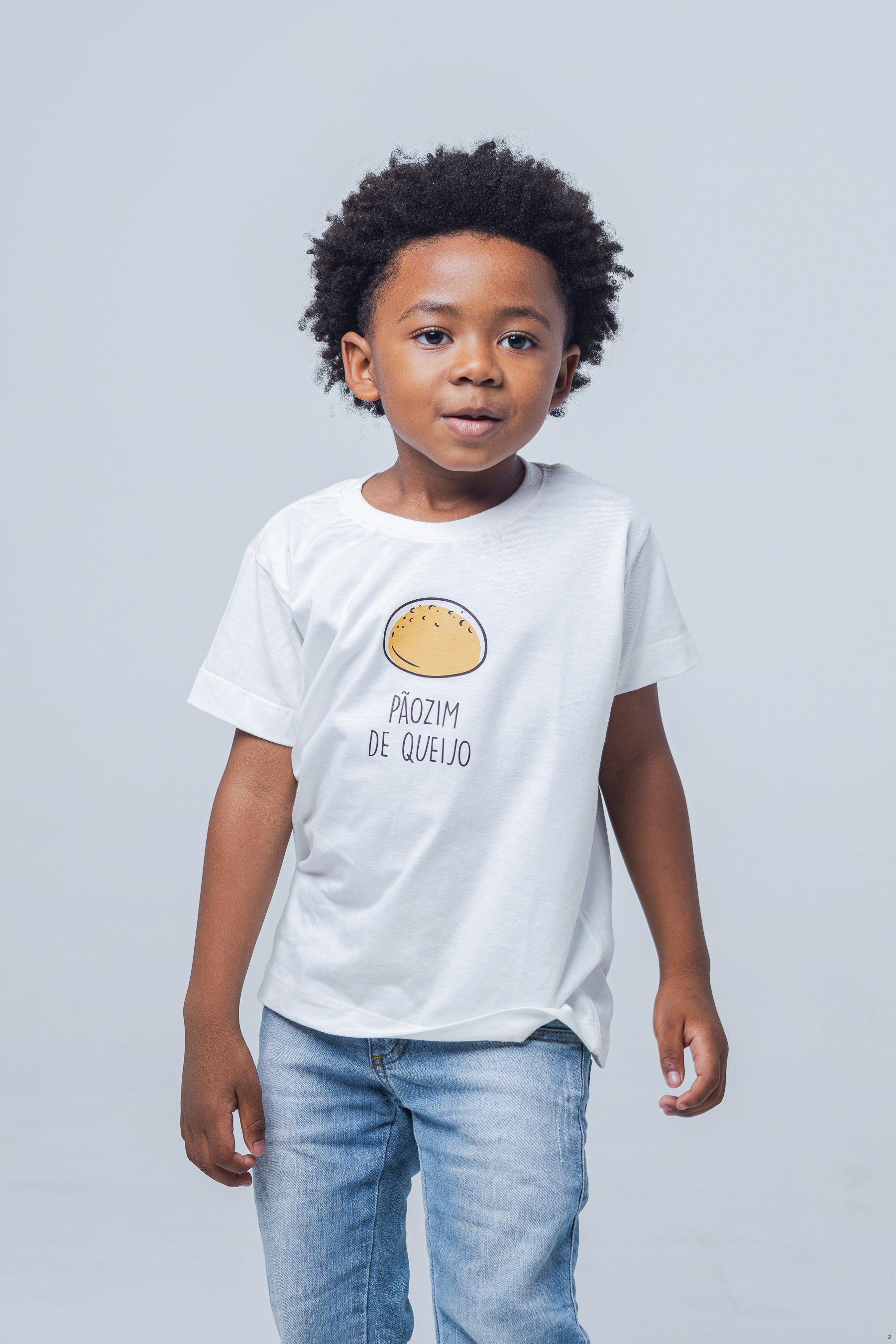Camiseta Pãozim De Queijo Infantil