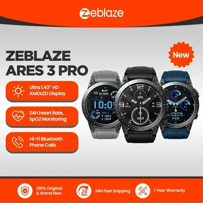 [Taxa Inclusa] Smartwatch Zeblaze Ares 3 Pro