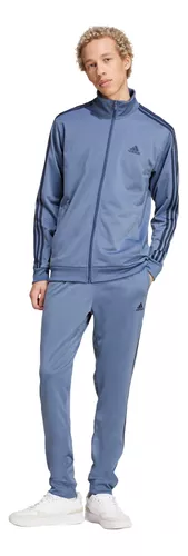 Conjunto Agasalho Malha Basic 3-stripes Adidas