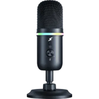 Microfone Gamer SuperFrame Voice, RGB, USB, Black, MSF-VOICE-RGB