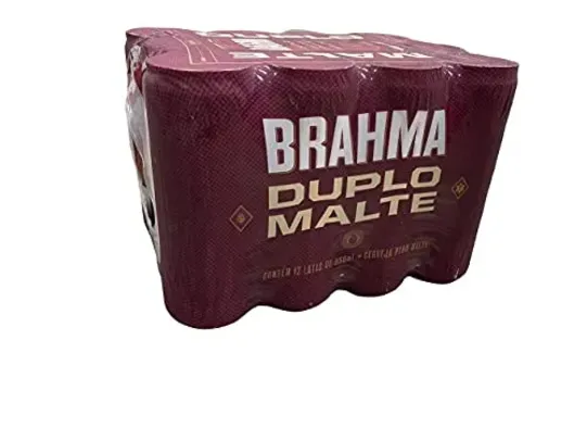 [Regional] Pack Cerveja Brahma Duplo Malte Lata Sleek - com 12 unidades 350ml