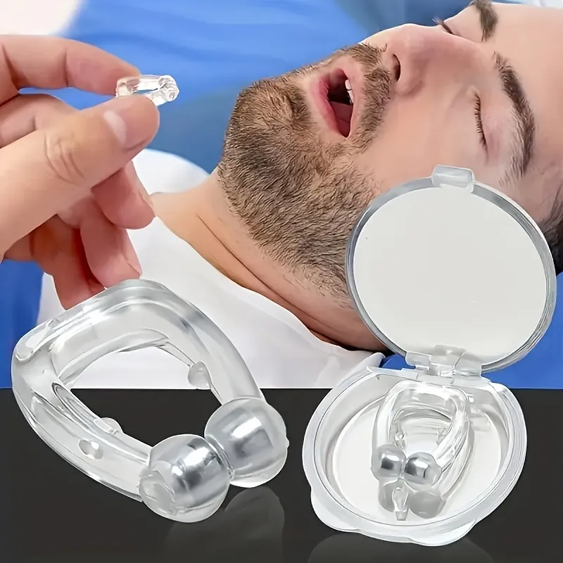 Dispositivo Magnético Anti Ronco - Plugue Nasal de Silicone
