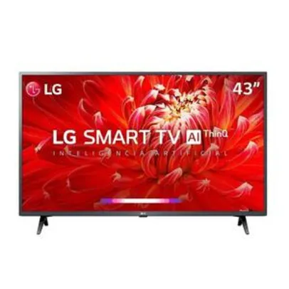 Smart Tv Led 43 Lg 43 lm6370psb, Full Hd, Wi-fi, Bluetooth, 1 Usb, 2 Hdmi, Thinq Ai, Webos, 60hz
