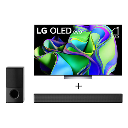 Combo Smart TV LG OLED evo C3 55” 4K, 2023 + Soundbar SNH5
