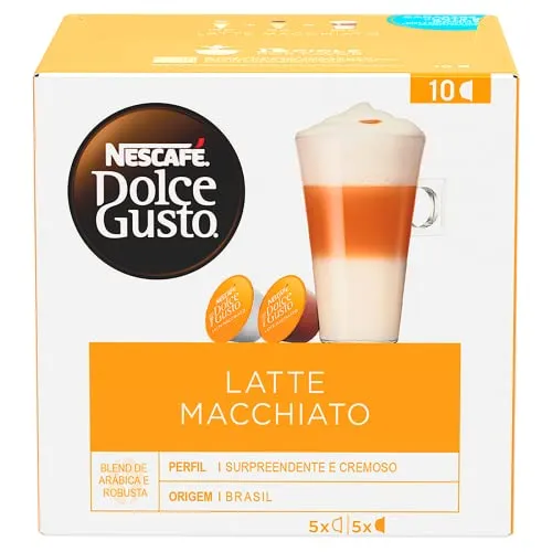 (Prime)Dolce Gusto Nescafe Latte Macchiato 10 Capsulas 112 5G