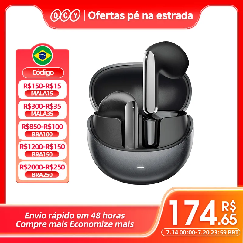 QCY HT10 AilyBuds Pro+ ANC Fone sem fio